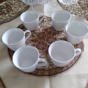 Bon Appetit, set of six coffee cups